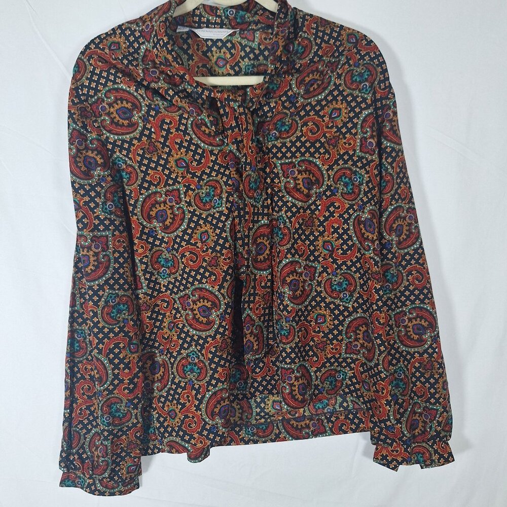 Vintage Donovan Galvani Paisley Print shirt